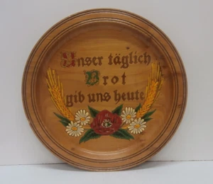 Deutsche Mahlzeit Gebetstafel Holzoptik Unser Täglich Brot gib uns heute - Bild 1 von 6