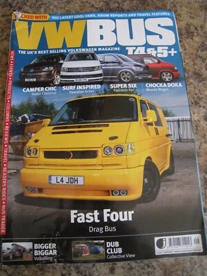 VWBUS MAGAZINE T4 T5 ISSUE 88 SWEET CHESTNUT HAWAIIAN SION SUPER SIX WOODY WAGON - Image 1 of 3