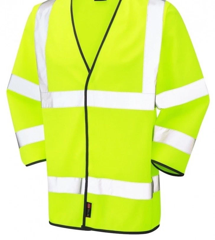 B Seen 3/4 Length Sleeve Hi Viz Class 3 Jerkin - Size 5xl