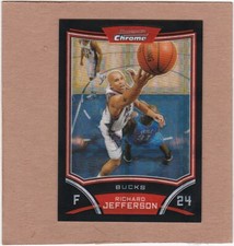 2008-09 Bowman Draft Picks & Stars Chrome X-Fractor /299 Richard Jefferson #11