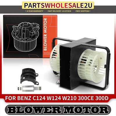 Blower Motor Fan Assembly for Mercedes-Benz 300CE 300D 300E 300TE E320 C124 W124 - Image 1 of 4