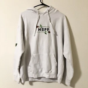 Neff Hoodie Sweatshirt Unisex Size S Roses Checker Pattern Pullover - Picture 1 of 5