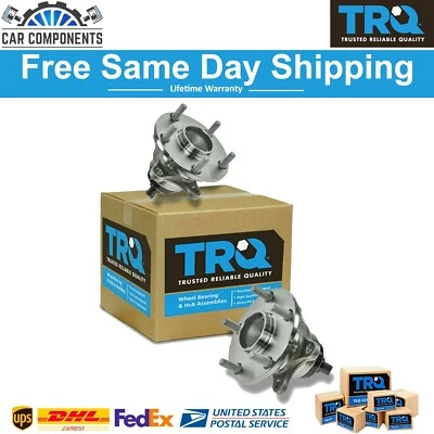 TRQ New Front 5 Lug Wheel Hub & Bearing Assembly Set For 2001-2006 Lexus LS430 - Image 1 of 4
