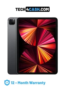 Apple 11-inch iPad Pro (3rd Gen) Wi-Fi + Cell 128GB Space Grey - Excellent - Picture 1 of 10