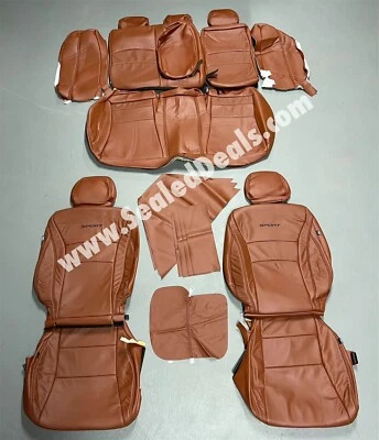 Custom Cognac Leather Seat Covers Upgrade for 2016 2017 Honda Accord Sport / EX - Изображение 1 из 4