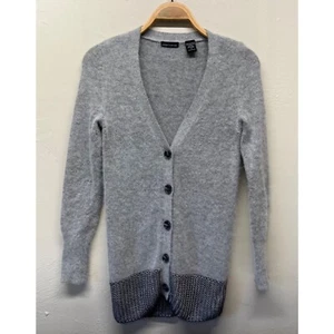 VTG Y2K Victorias Secret Cardigan Sweater Rabbit Hair Small Moda International - Picture 1 of 7
