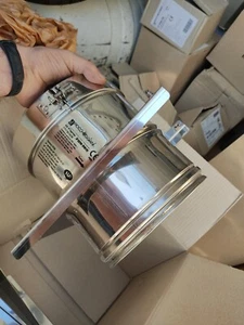 Tubo Roccheggiani DP 612150 Console De Supp. MUURSTEUN INOX 150 con staffe - Picture 1 of 6