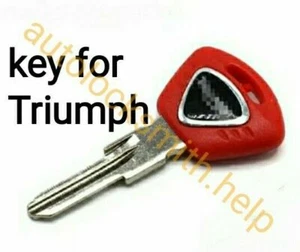 Key For Triumph. mc02A. Bonneville. Speed Street Triple 675 1050 Daytona Tiger - Picture 1 of 2