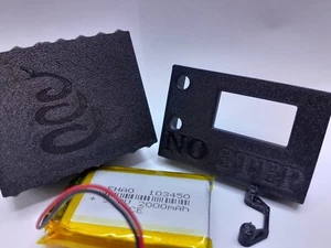 Meshtastic Node Case & Battery fits heltec v3, case and battery only. BLACK - Afbeelding 1 van 6