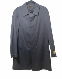Hickey Freeman New York Blackman Navy Cotton Cashmere Top Over Coat Jacke 40S - Bild 1 von 7