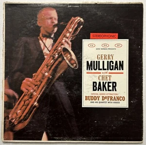 Gerry Mulligan Quartet w/ Chet Baker / Buddy DeFranco - GNP-565 Vinyl LP Stereo - Picture 1 of 4