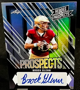 2024 Leaf Heroes and Prospects Brock Glenn AP-BG1 /75 AU - Picture 1 of 2