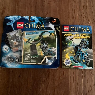 Lot of Lego Chima Whirling Vines & Chima Book (Gorillas Gone Bananas) - Image 1 of 2