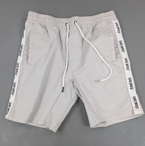 Saint Morta Shorts Mens Small Light Grey Streetwear Cotton Stretch Adjustable - Picture 1 of 10