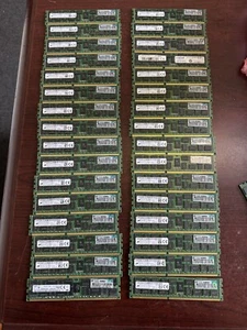 Lot of 32x16GB=512GB Micron MT36JSF2G72PZ-1G9N1KG 2Rx4 PC3-14900R Server Memory - Picture 1 of 1