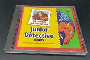 CARMEN SANDIEGO * JUNIOR DETECTIVE EDITION * CD-ROM GAME ~ COUNTRIES & CULTURES - Picture 1 of 3