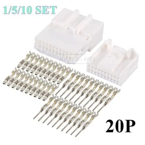 Kit de enchufe conector hembra macho automotriz TE Multilock 025 20 pines/vía nuevo - Imagen 1 de 3