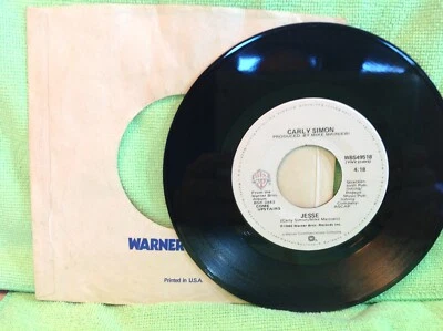 Carly Simon - Jesse / Stardust - WB 7" 45 RPM Record (1980) - Image 1 of 3