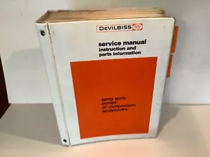 Vintage 1983 DeVilbiss Service Manual - Picture 1 of 9