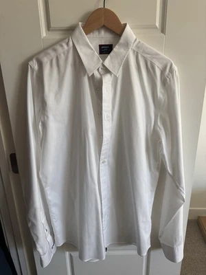 UNTUCKit Men's Long Sleeve White Shirt Large Slim Tall Wrinkle Free - Image 1 of 2