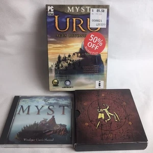 Myst, Riven & Uru Big Box | PC Game CD-ROM | Very Good Condition | Inc Manuals - Picture 1 of 13