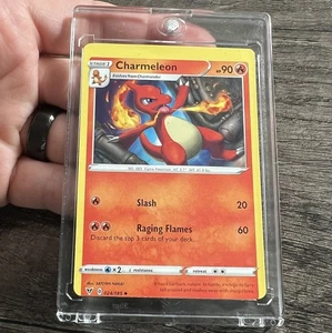 Pokemon Karte Error Miscut OC Misprint Charmeleon 024/185 Vivid Voltage - Bild 1 von 7