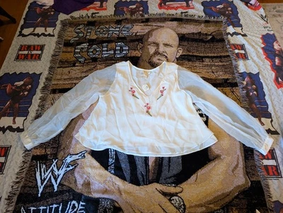 Blusa Top Vintage Victoria's Secret NUEVA S 90s Y2K Cottagecore Etiqueta Dorada Transparente Foto 1 de 4