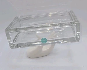 Tiffany & Co. Kristall Rechteck Deckeldose Schatulle • Schmuck/Schmuckkästchen • Signiert - Bild 1 von 14