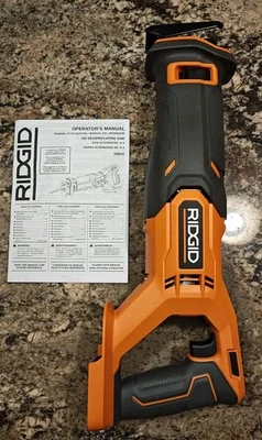 NUEVA Sierra Recíproca Inalámbrica Fuera de Caja Ridgid 18 Voltios 18V R8646, Con Manual  Foto 1 de 4