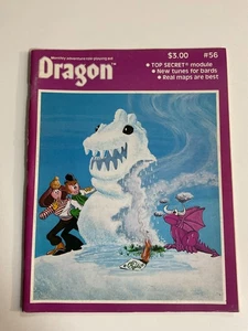 Vintage Dragon Magazine #56 TSR December 1981 Dungeons & Dragons RPG Softcover - Picture 1 of 8