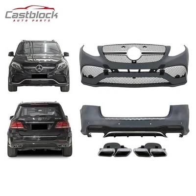 Kit de carrocería de parachoques estilo AMG Facelift GLE63 2015-2019 para Mercedes Benz GLE W166 Foto 1 de 4