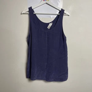 Zimmermann 100% Silk Cami Tank Tie Blue Size 2 / AU 10 Sleeveless - Picture 1 of 8