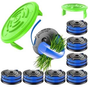10 PZ Bobina e Tappo di Ricambio per Decespugliatore - Compatibile con Kobalt KST 120X / KS... - Foto 1 di 8