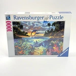 Ravensburger Puzzle 1000 Teile | Korallenbucht 12000646 | Neu | Meer Delfine - Bild 1 von 7