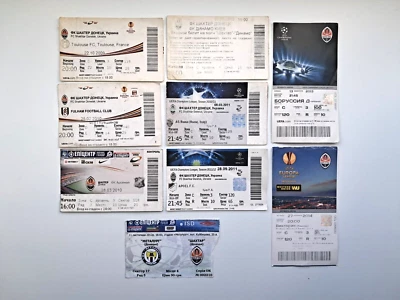 Juego de 9 entradas UEFA Champions League, Europe League mix Foto 1 de 2