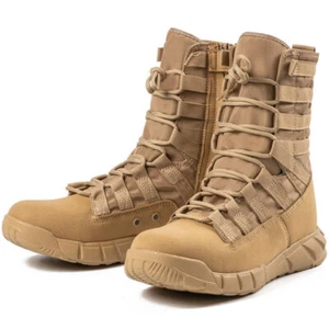 Army Mens Military Tactical Combat Boots Outdoor Lightweight Hiking Desert Boots - Picture 1 of 35