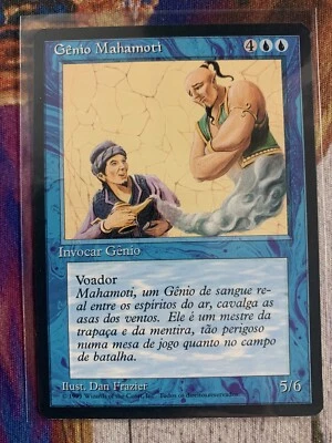 MTG Portuguese FBB 4th Edition Mahamoti Djinn Pack Fresh - Image 1 of 2