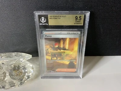 Pokemon Card Penny SAR 105/078 sv1S Scarlet & Violet BGS 9.5 NOT PSA - Image 1 of 2