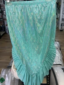 Mermaid Skirt/Swimsuit Coverup-Kids/Girls Size 10/12 Large Cat And Jack - Picture 1 of 2