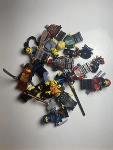 LEGO Lot of 14 Minifigures & Accessories | Random Bulk Mixed Lot Ninjago Rare - Picture 1 of 2
