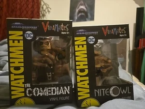 ViniMates Watchman NITE OWL And COMEDIAN Collectible Vinyl Figure Diamond - Picture 1 of 2