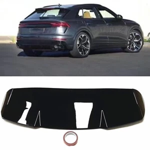 1x Rear Trunk Spoiler Lip Wing Gloss Black For Audi Q8 2019-2023 4 Door SUV - Picture 1 of 7