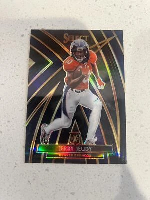 2019 Panini Select #312 Jerry Jeudy 2020 XRC Prizm Black Rookie Card RC 1/1 - Image 1 of 2