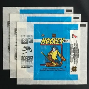 1983-84 O-PEE-CHEE WRAPPER (3 STÜCK) *SEHR GEPFLEGT* 57727 - Bild 1 von 2