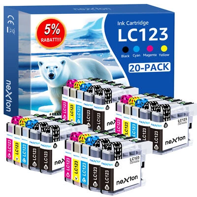 Druckerpatronen für Brother LC123 MFC-J4410DW MFCJ870DW MFCJ4510DW DCP-J152W XL - Bild 1 von 4