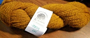 (NEW) 1 HANK Skein MOSTLY MERINO Wool Mohair Yarn #221 TANSY Gold 125 yd (2 oz) - Picture 1 of 4