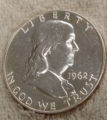 1962 P FRANKLIN PROOF  HALF DOLLAR TP-3364 - Image 1 of 2