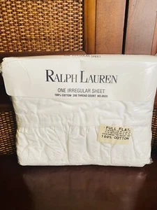 Neu Ralph Lauren flaches Laken UNREGELMÄSSIG - volle 200 Gewindeanzahl - Bild 1 von 3