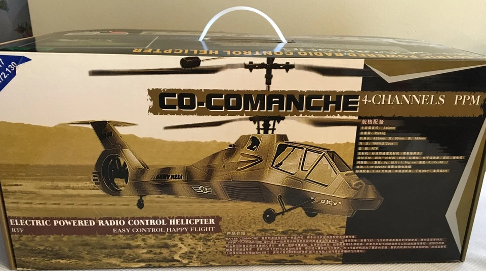 ESky Co-Comanche Electric Powered Easy Control 4-Channels PPM RC Helicopter - Image 1 of 4