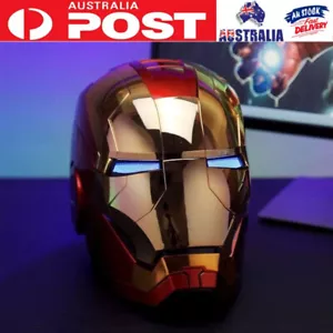 AUTOKING Iron Man MK5 1:1 Helmet Wearable Voice-control Mask Cosplay Golden Ver. - Picture 1 of 23